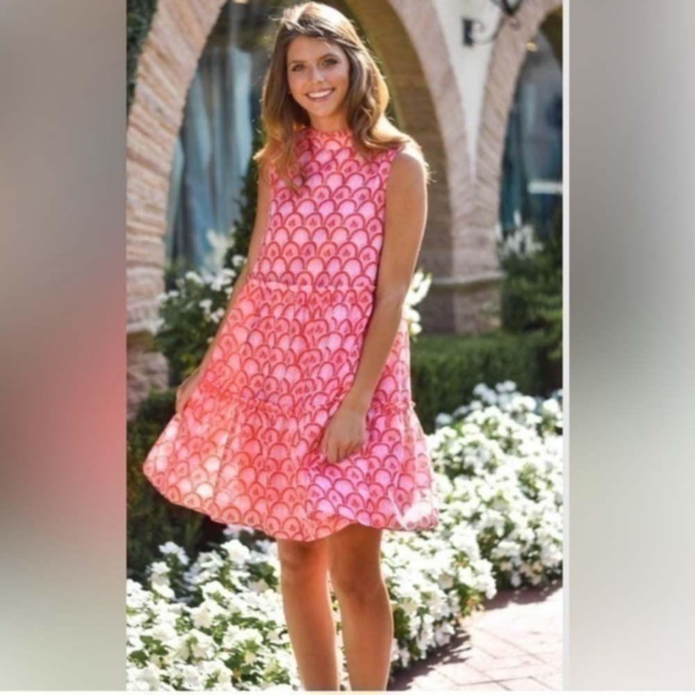 J. Marie Scarlette Ruffle mini dress